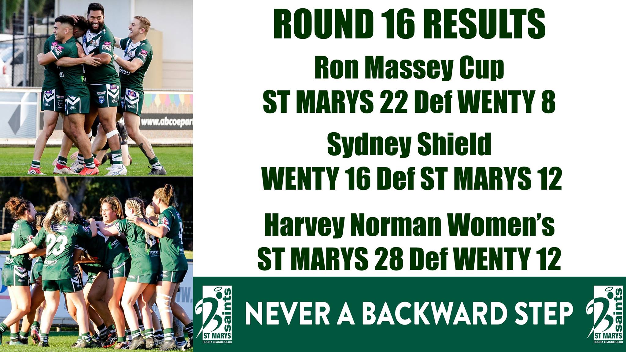 The SAINTS take 2 out... - St Marys Junior Rugby League Club