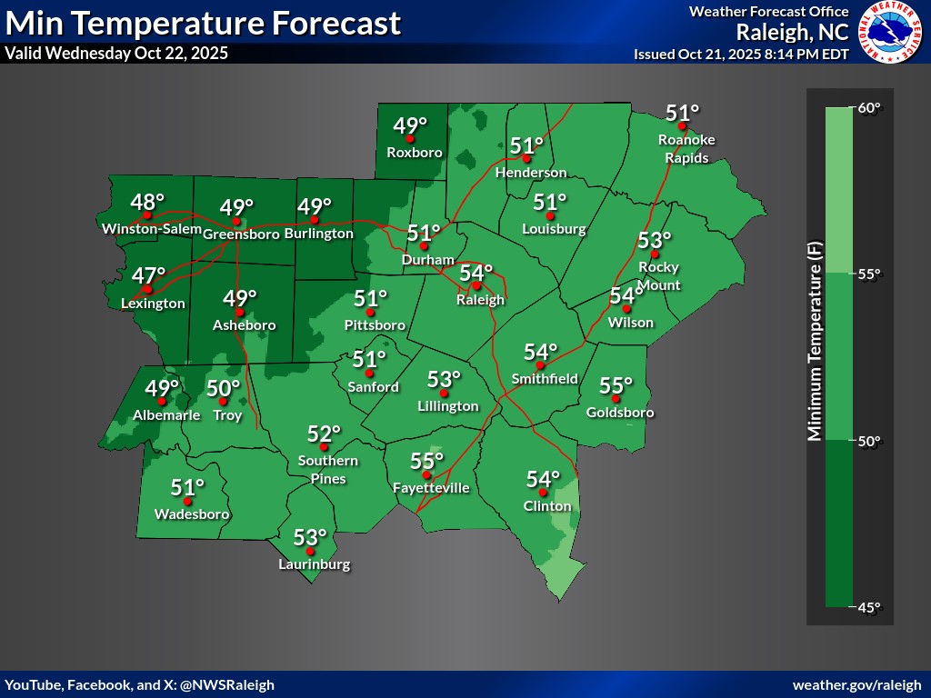 A broken band of... - US National Weather Service Raleigh NC | Facebook