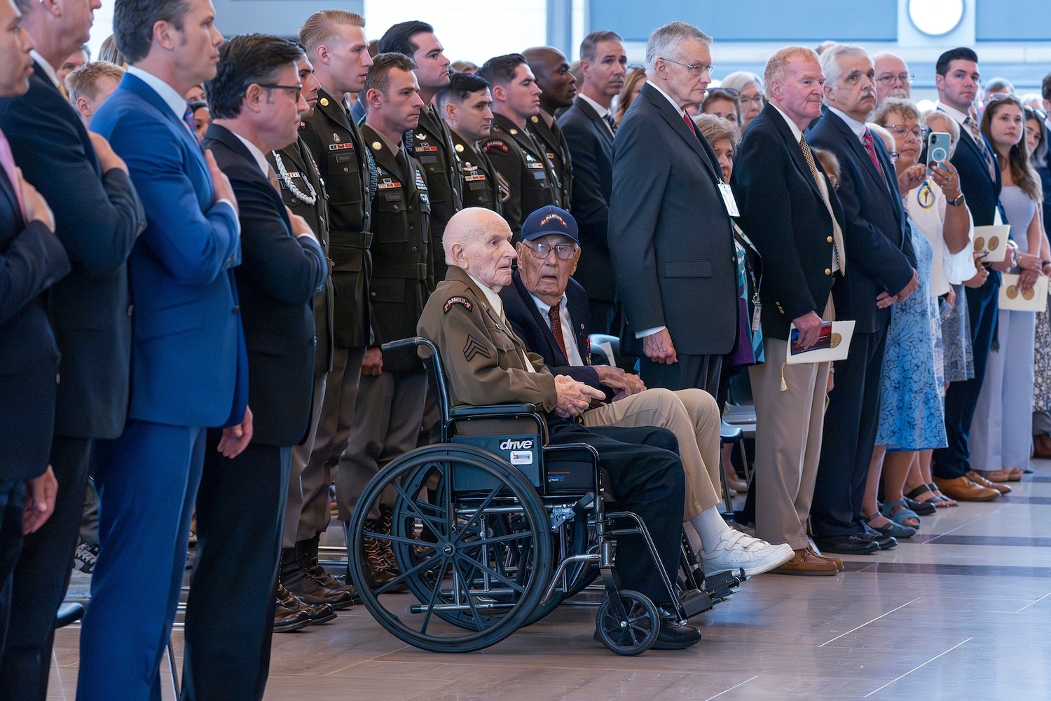Friends - U.S. Army Ranger veterans from World War II were honored with ...