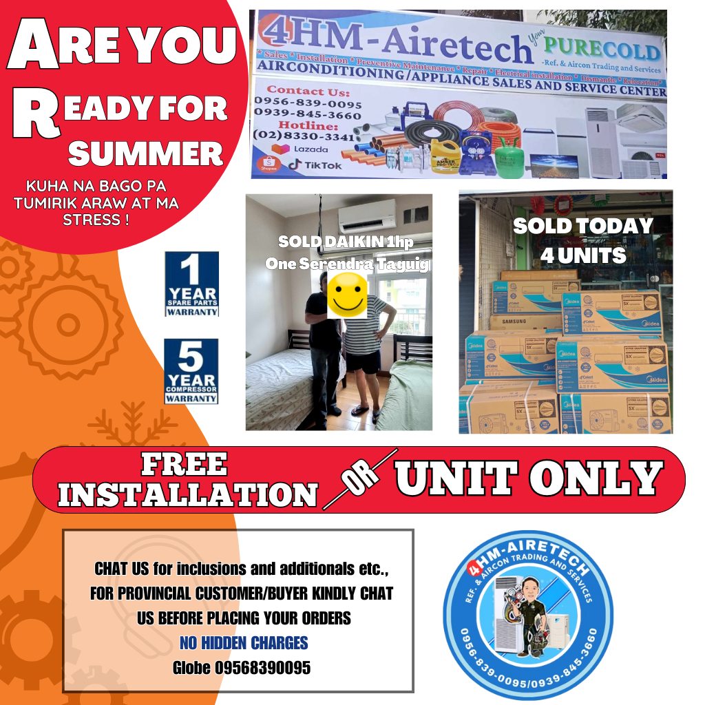 4HM Airetech Ref & Aircon Trading and Services | Manila