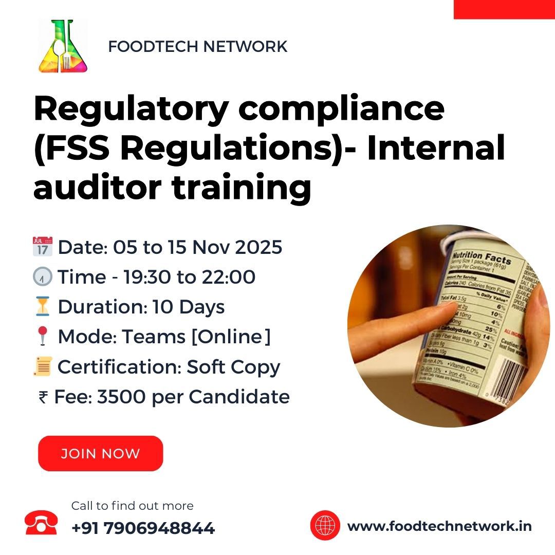 💼 FSSAI Food Safety and Standards,... - foodtech_network | Facebook