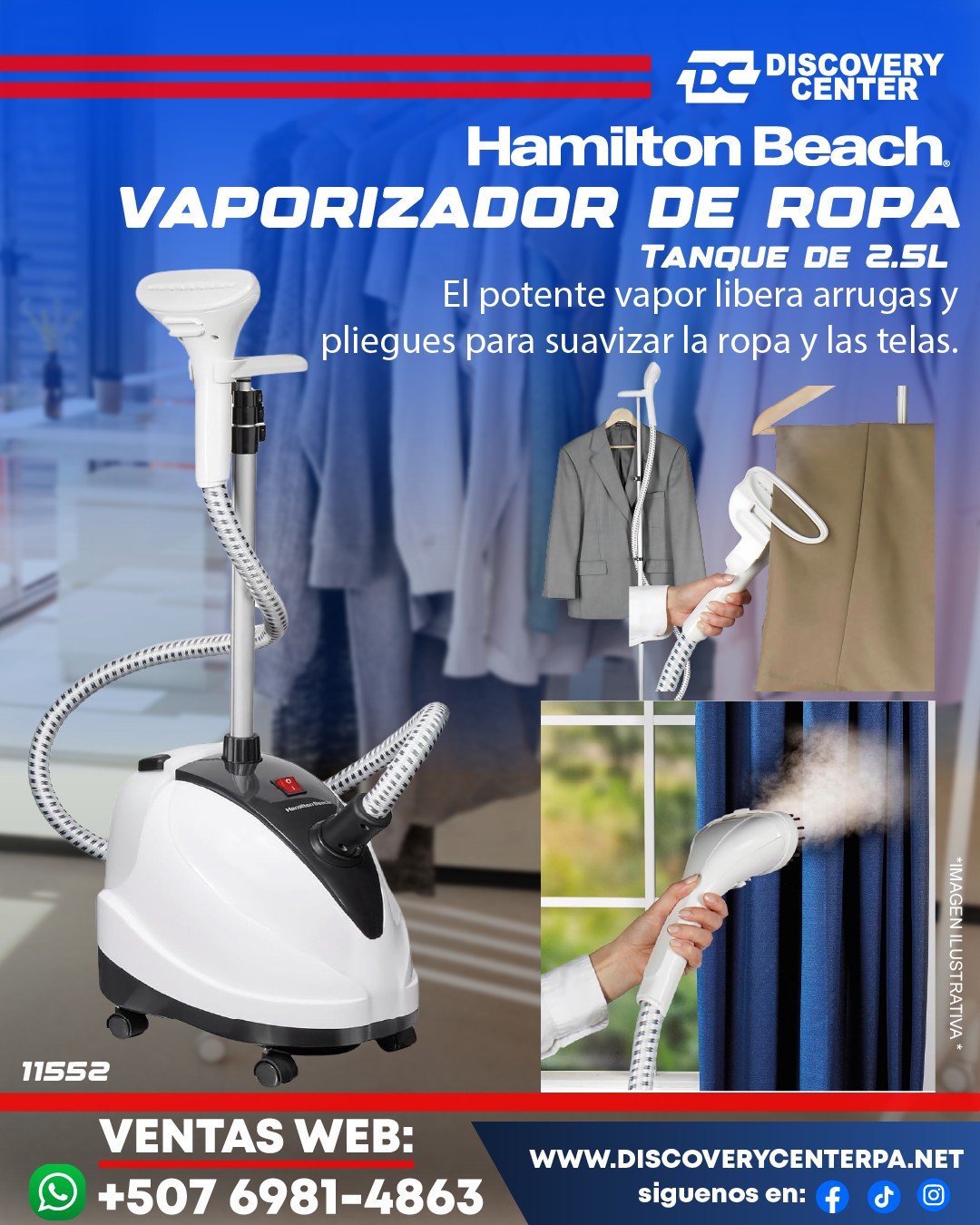 Discovery - 👕 Ropa impecable en minutos con el Vaporizador de Ropa ...