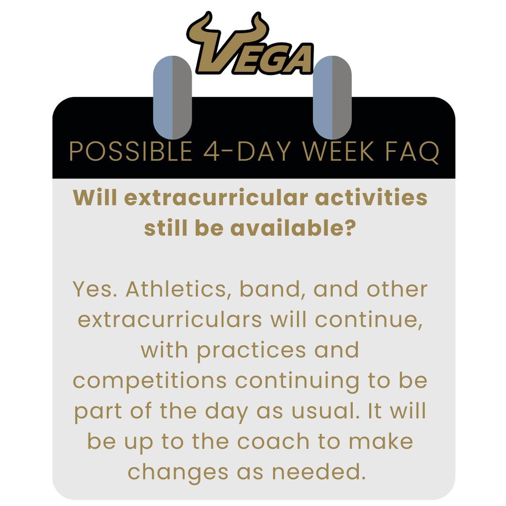 Vega - Will Extracurricular Activities Still Be Available? YES ...
