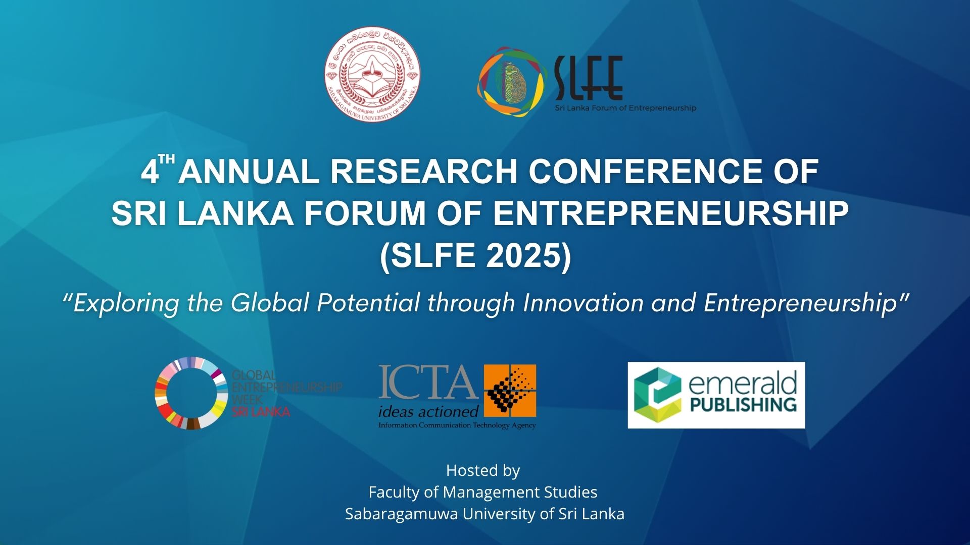 Sri Lanka Forum of Entrepreneurship - SLFE