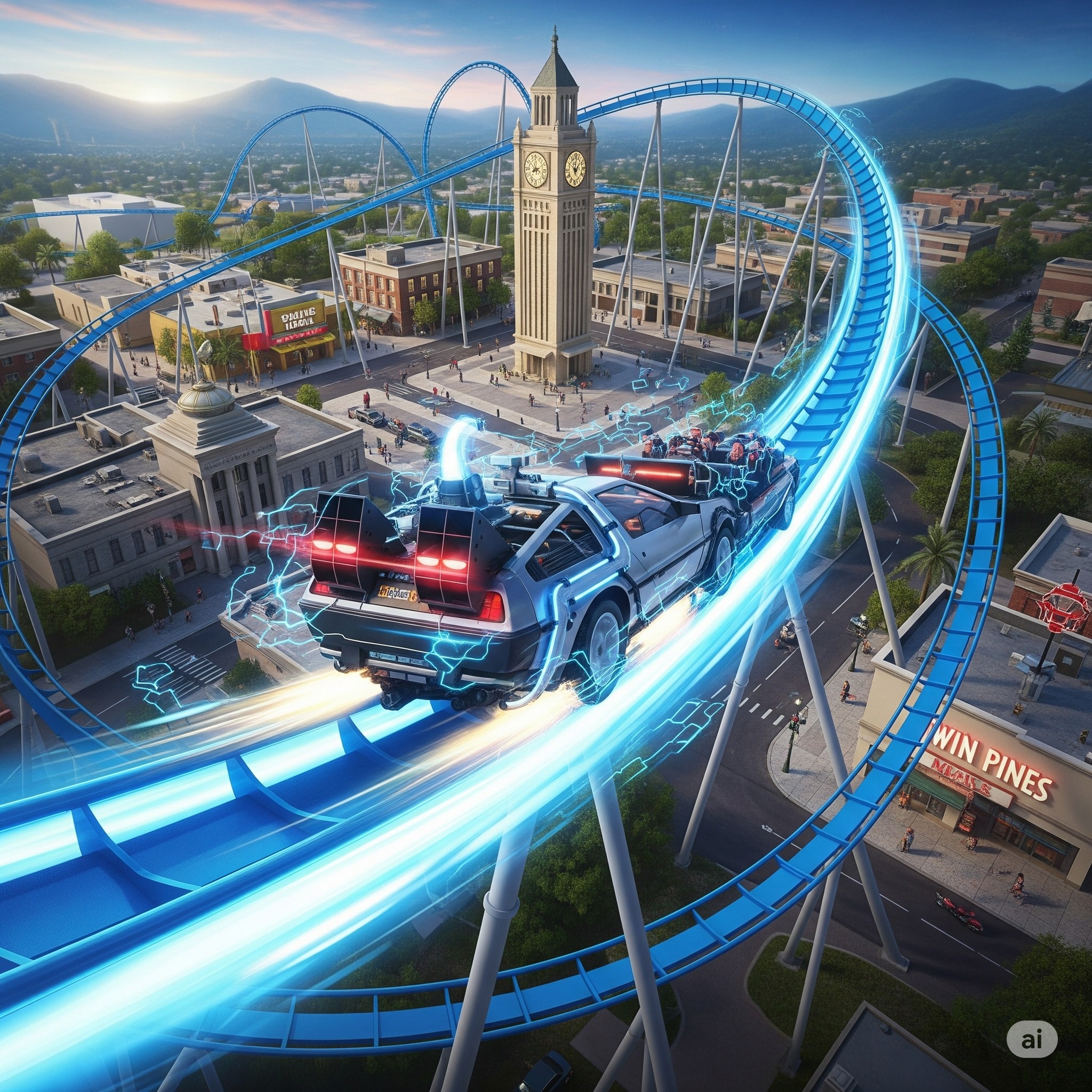 Screamscape - How about a Back to the Future Themed Launched Coaster ...