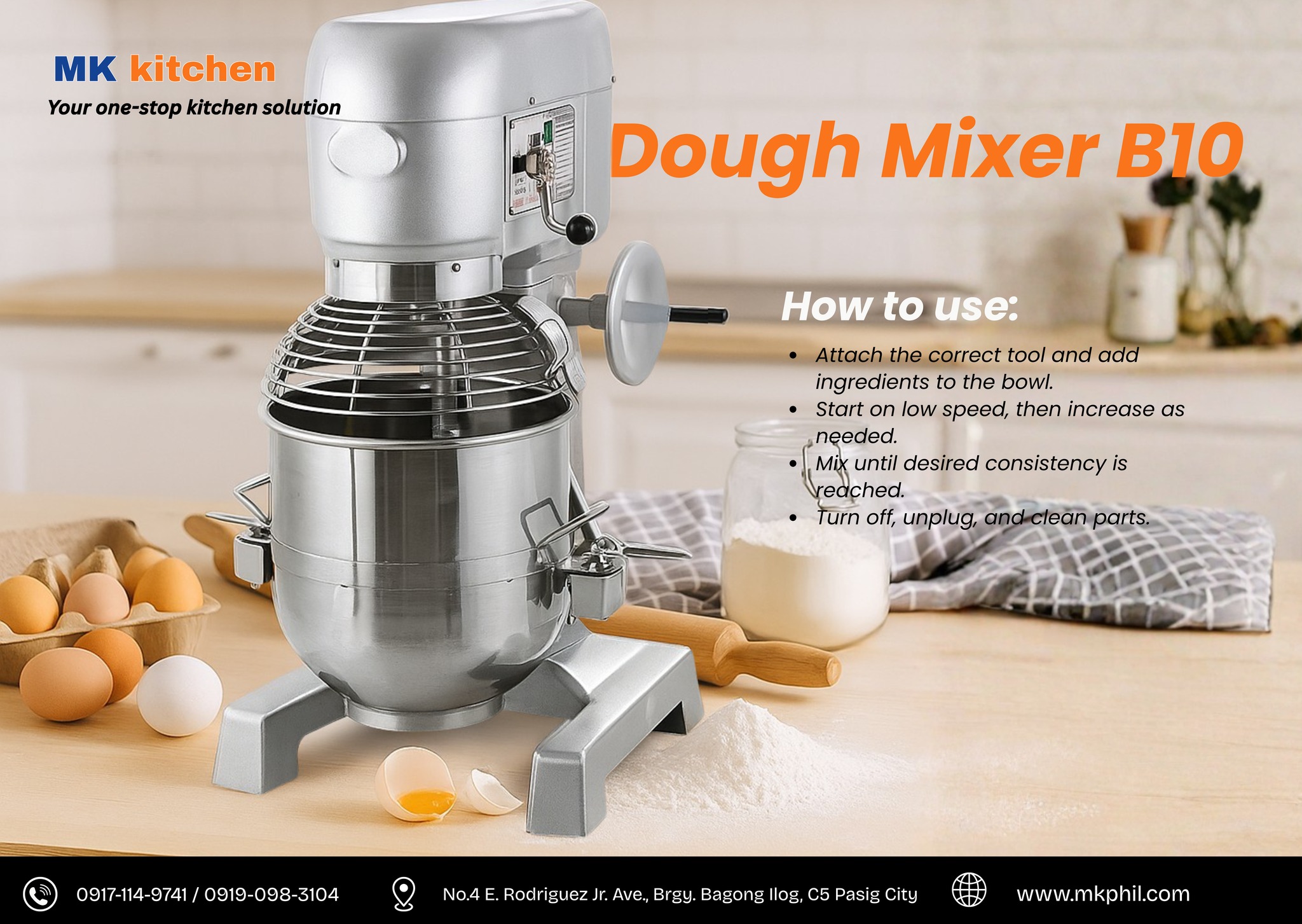 MK - Perfect dough made easy! Mix, knead, and create with the MK ...