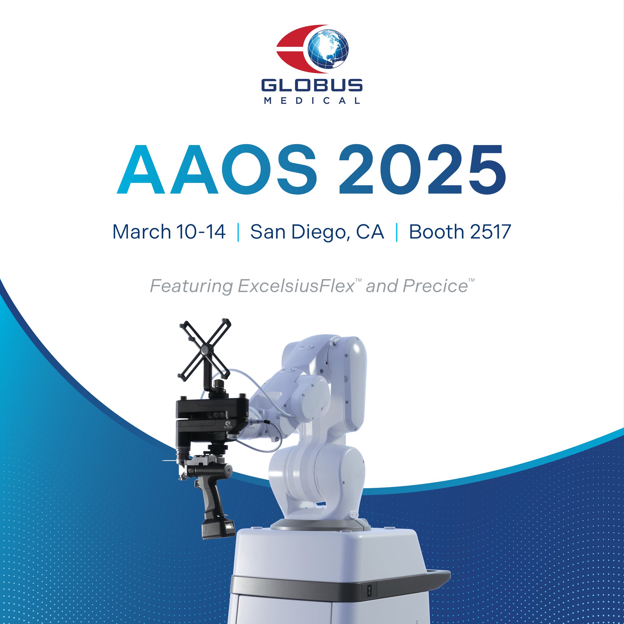 Globus Medical - Visit us at booth 2517 at AAOS 2025 on... | Facebook