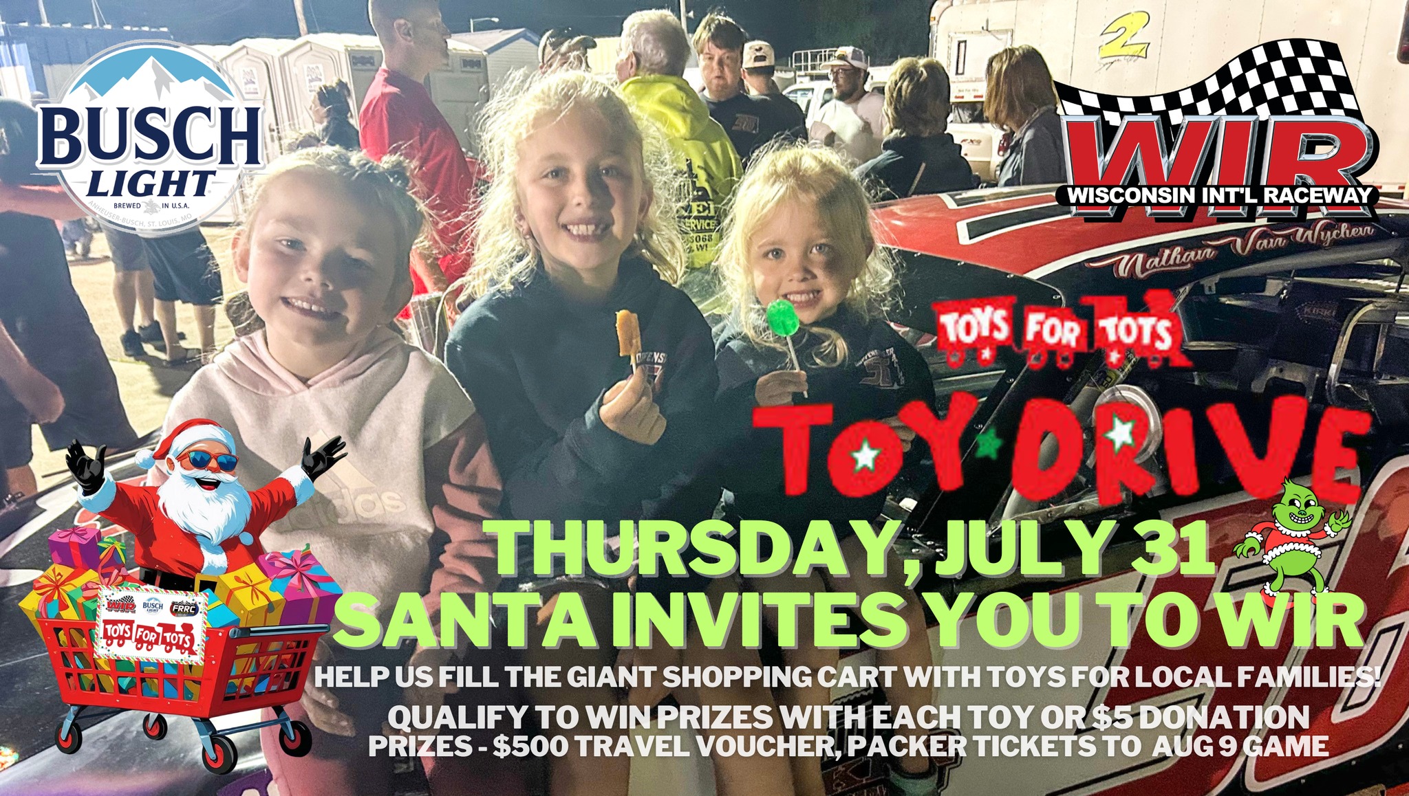 Big Wheel Racing! SANTA! 7 Race Divisions! Get to WIR this 