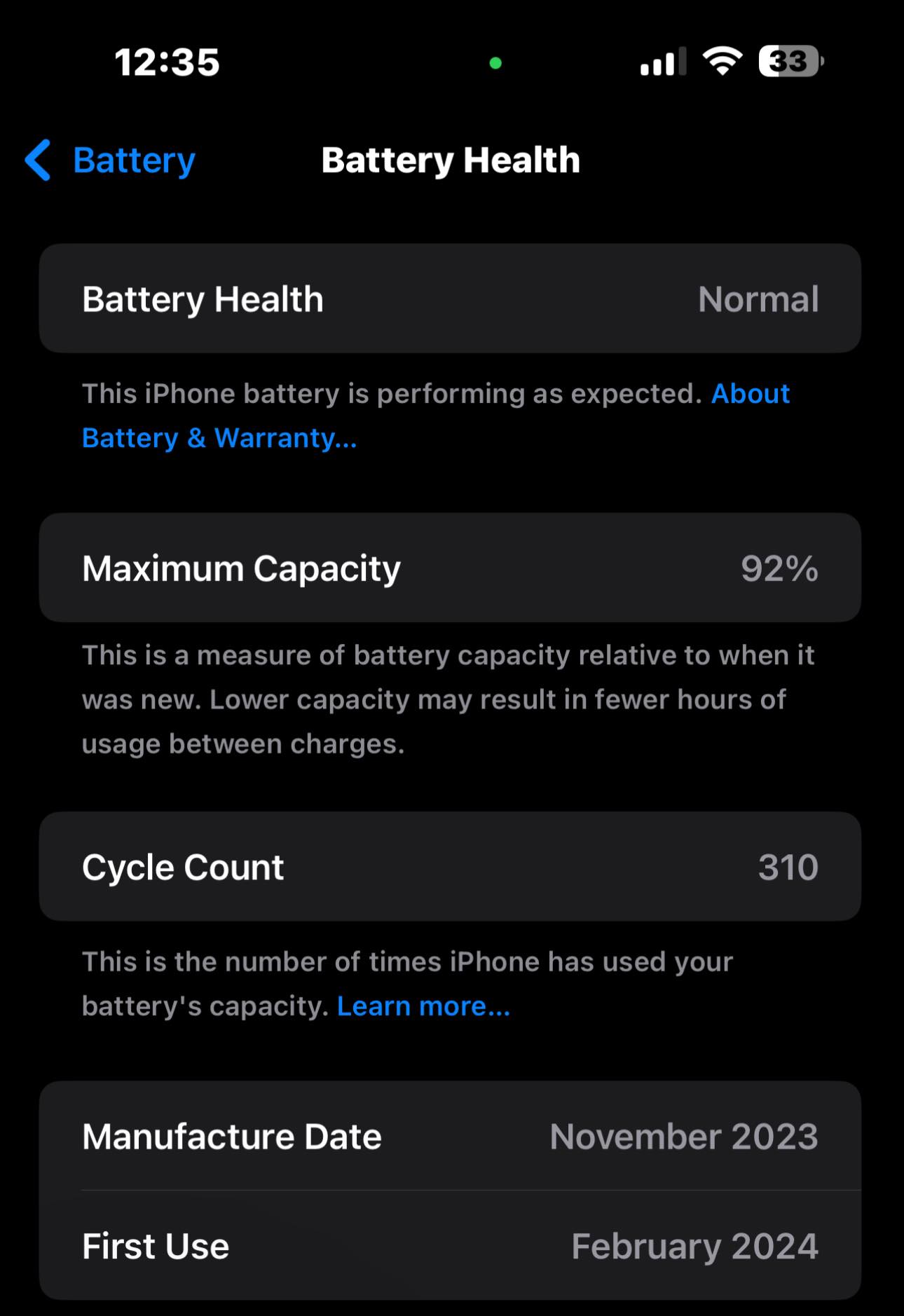 Iphone 14 pro max Battery health 78% Wed7Oct 14:01 Wed Wed7Oct Oct