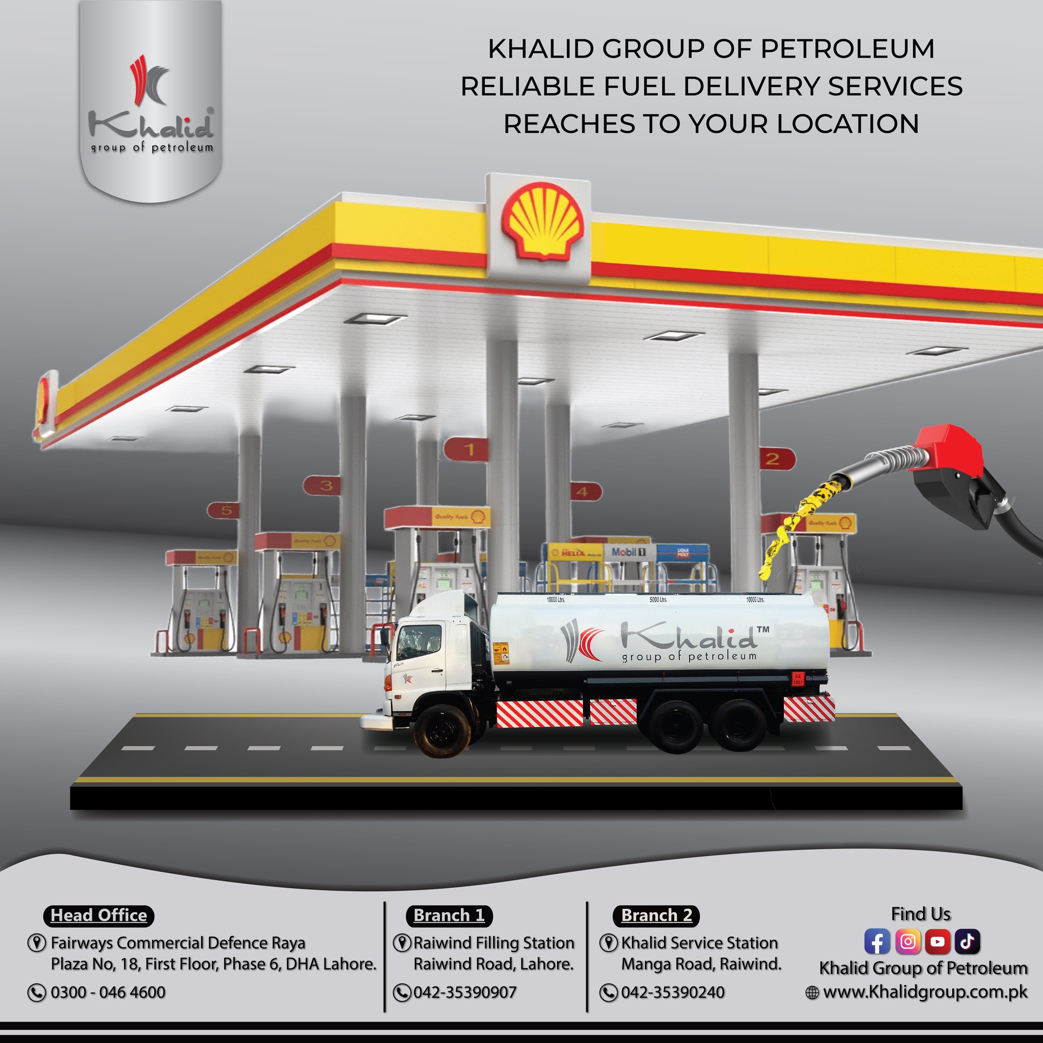 📍 Head Office: Fairways... - Khalid Group of Petroleum | Facebook