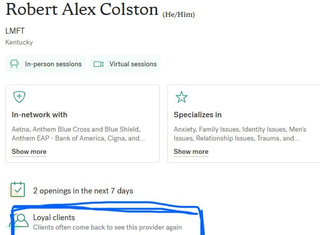 R. Alex Colston, LMFT | Lexington KY