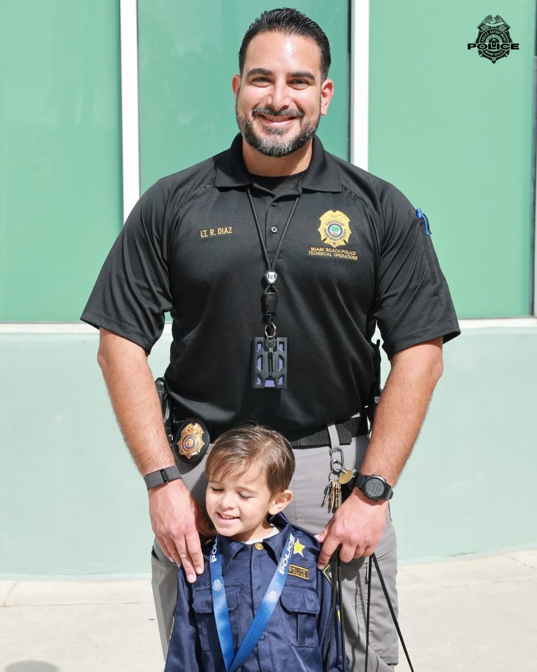 Miami Beach PD - Happy Father’s Day from MBPD! 💙👔 Today,... | Facebook