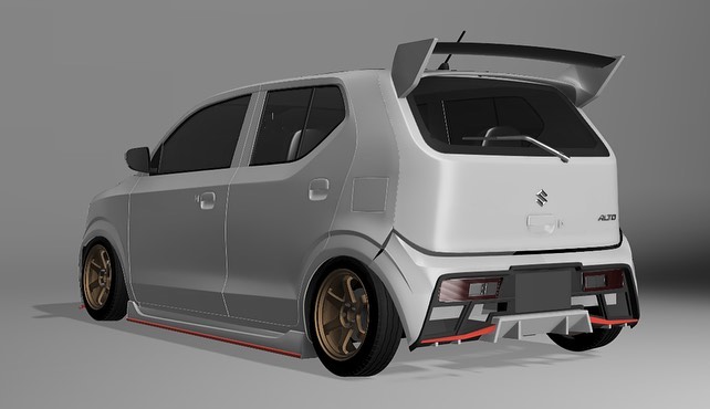 リザアルトのモデリング完成！ #ha36 #ha36v #ha36s #アルト #アルト