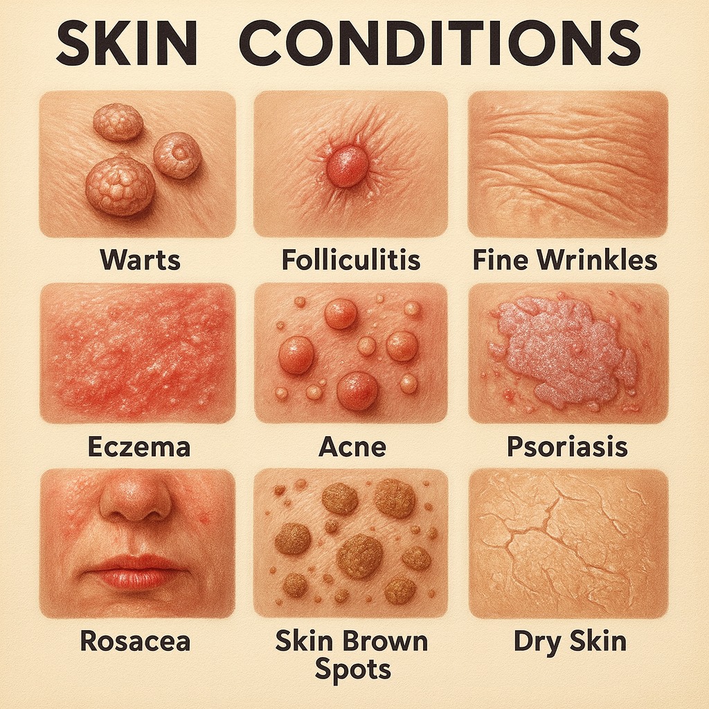 Engineering - A Guide to Everyday Skin Issues The image shows several ...