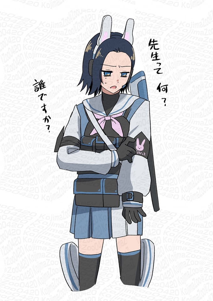 The One - #Gundam #GQuuuuuuX #BlueArchive #Fanart Comoli dressed up ...