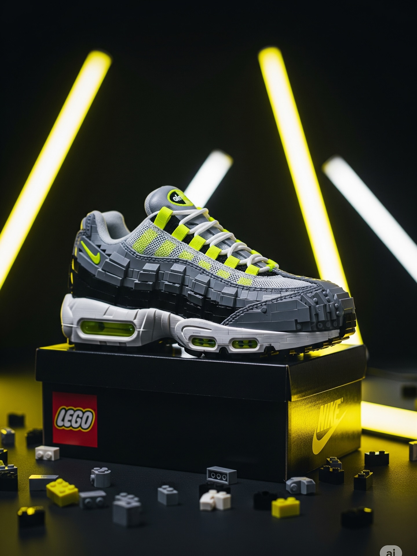 BUILD the Nike Air Max 95 with LEGO and Nike ? Nike and Lego have 