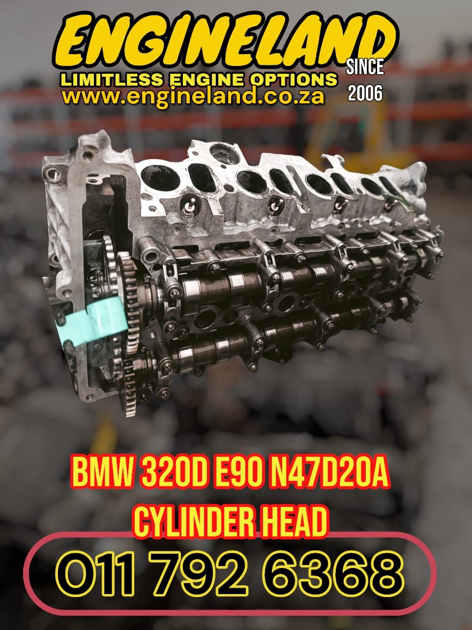 Engineland - BMW 320d N47D20 E90 cylinder head available at R7500🔥🔥 ...