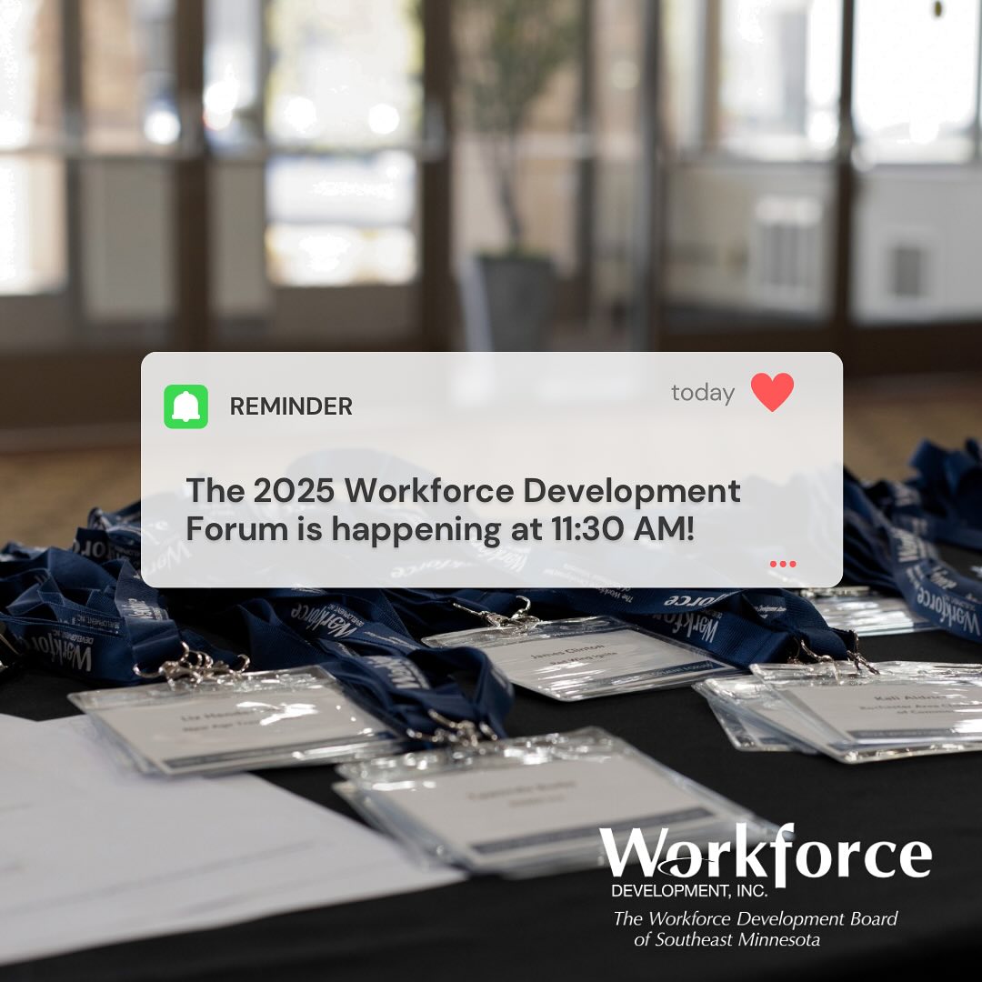 Workforce - Today’s the day! Our 2025 Workforce Development Forum kicks ...