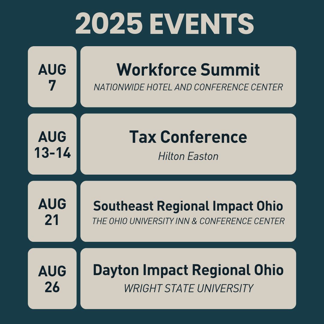 📅 Mark your calendars! Our... - Ohio Chamber of Commerce | Facebook
