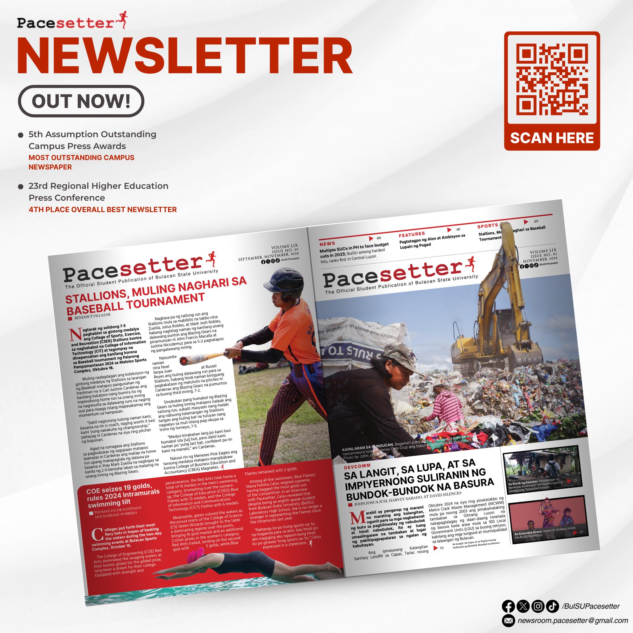 Pacesetter - Pacesetter’s latest newsletter is now out, BulSUans! 🏃 The ...