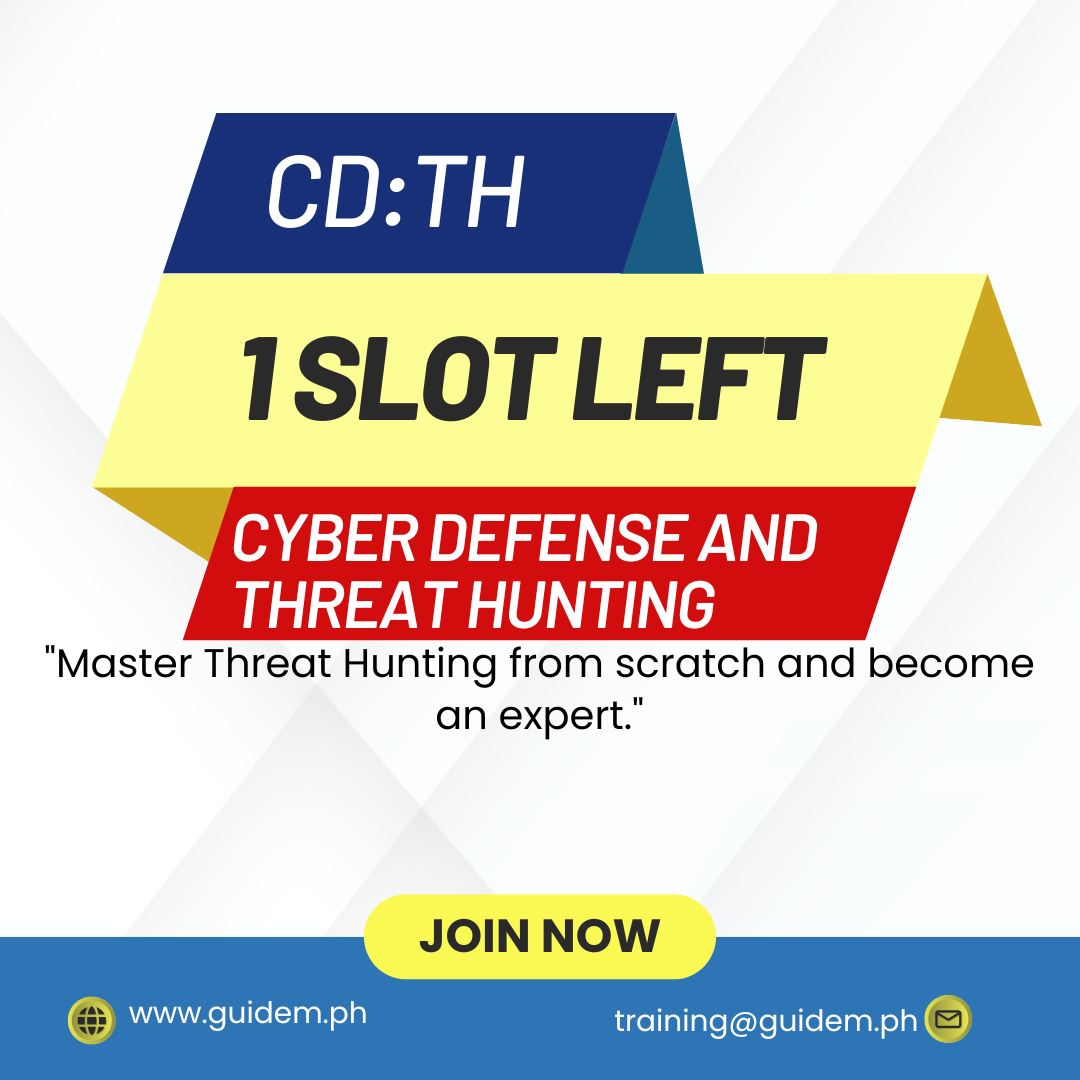 GuideM - CDTH (Cyber Defense & Threat Hunting) is designed primarily ...