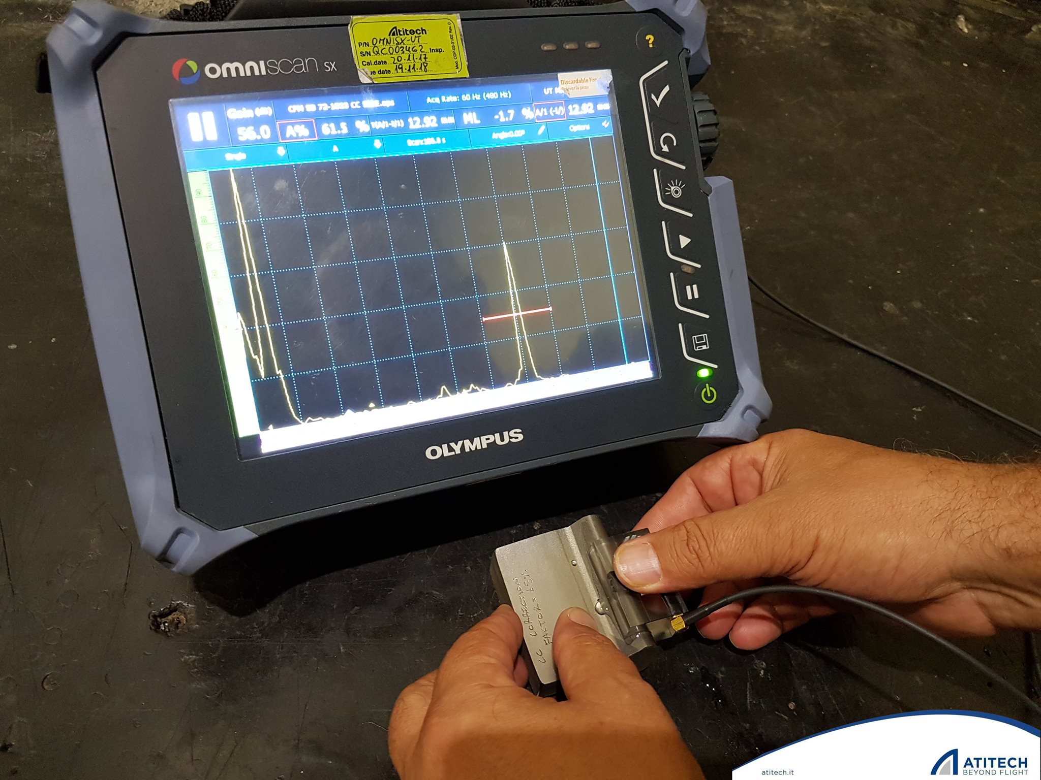 Atitech - “Ultrasonic inspection CFM56-7 Fan blade”, Receiving from TCH ...