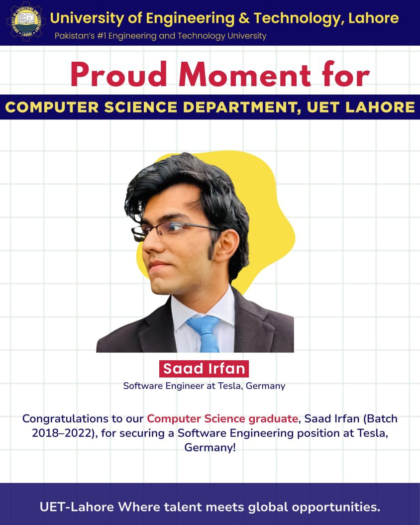 Department Of Computer Science, UET Lahore | Lahore