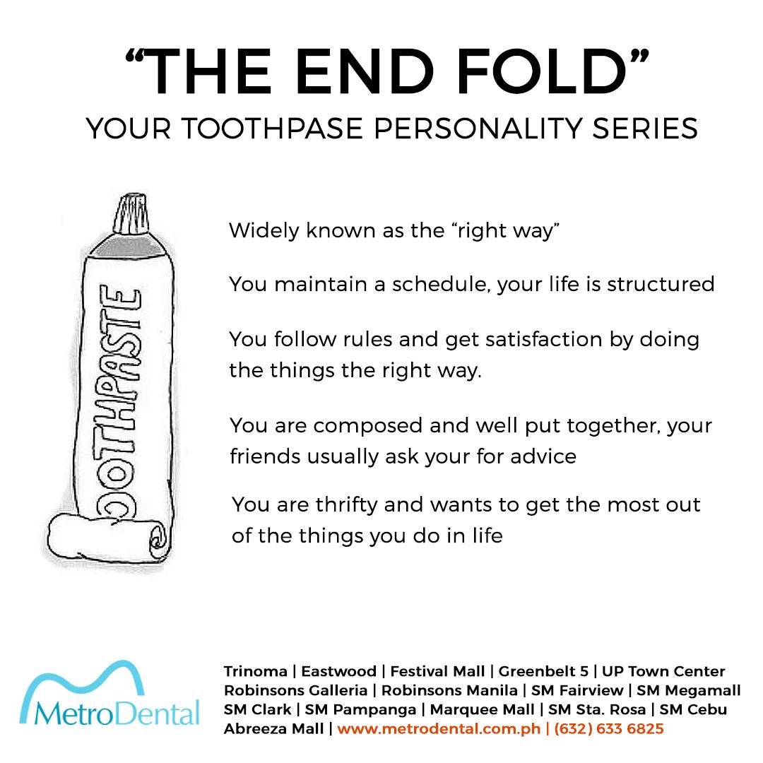 Our toothpaste personality... - MetroDental Philippines
