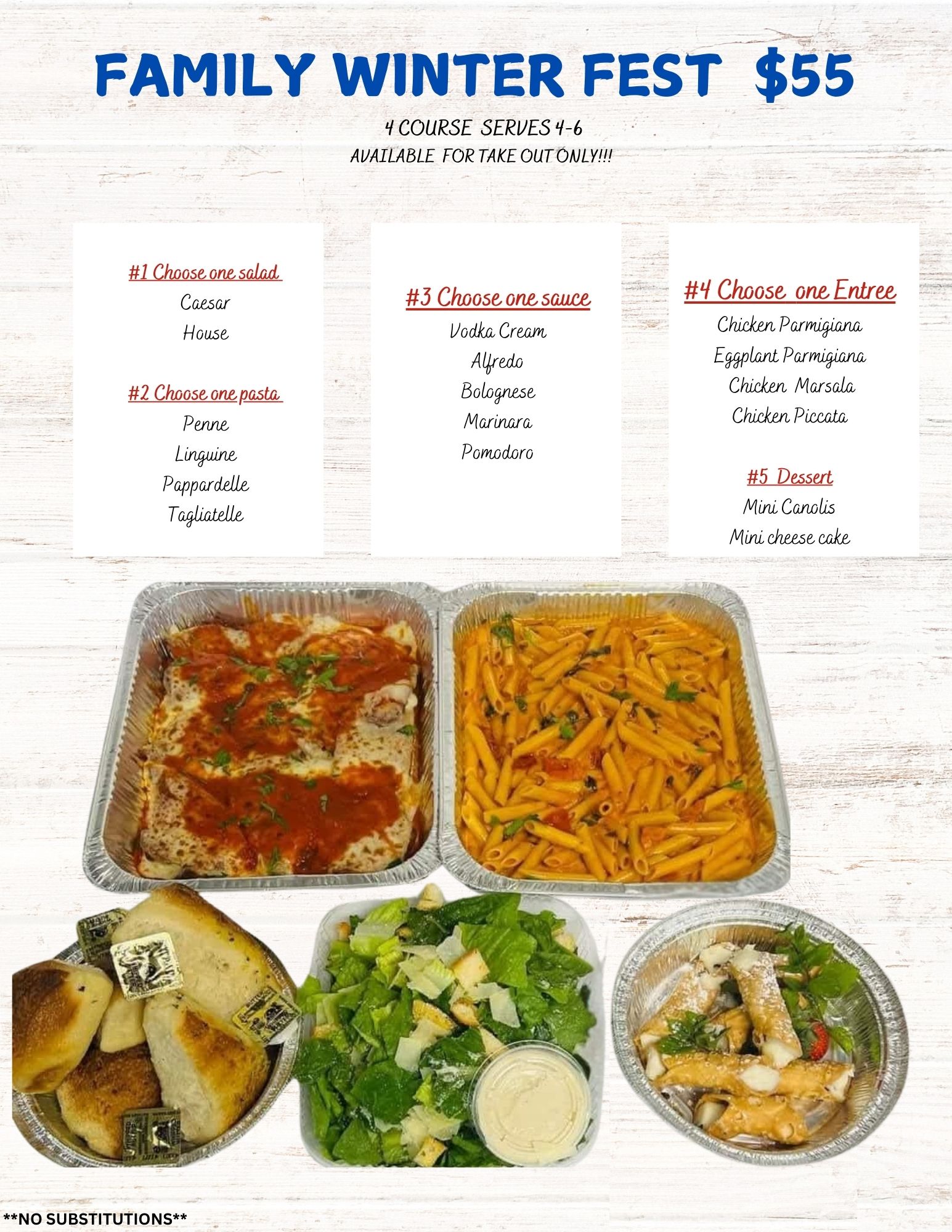 Dolce Restaurant's family packages and Mother's Day menu