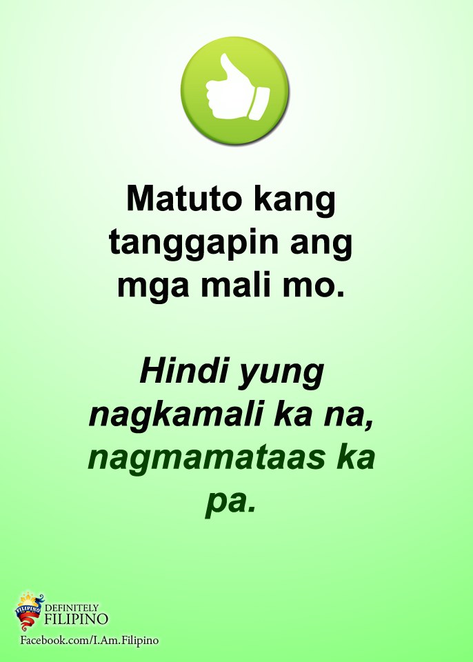 :) Humility, humility. - Definitely Filipino | Facebook