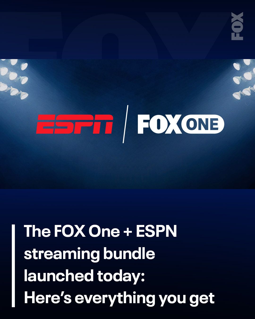 The FOX One + ESPN live... - FOX 11 Los Angeles | Facebook