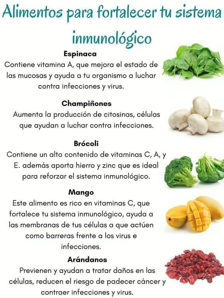 Alimentos para fortalecer tu sistema... - Salud y Bienestar | Facebook