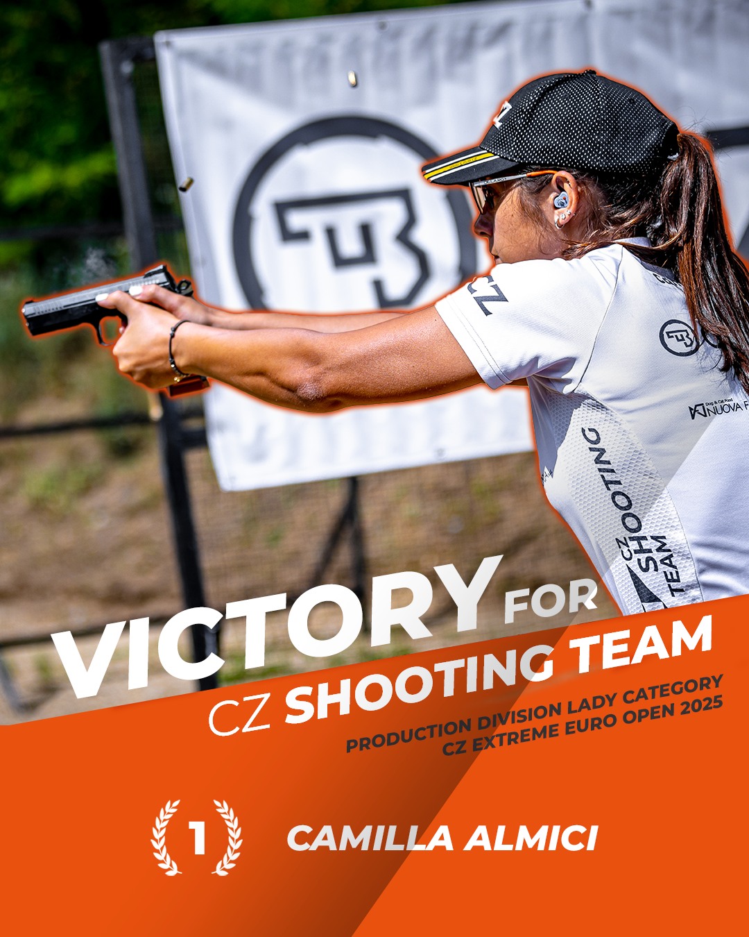 CZ-USA - 🥇 PRODUCTION Lady Champion: Camilla Almici! At the CZ Extreme ...