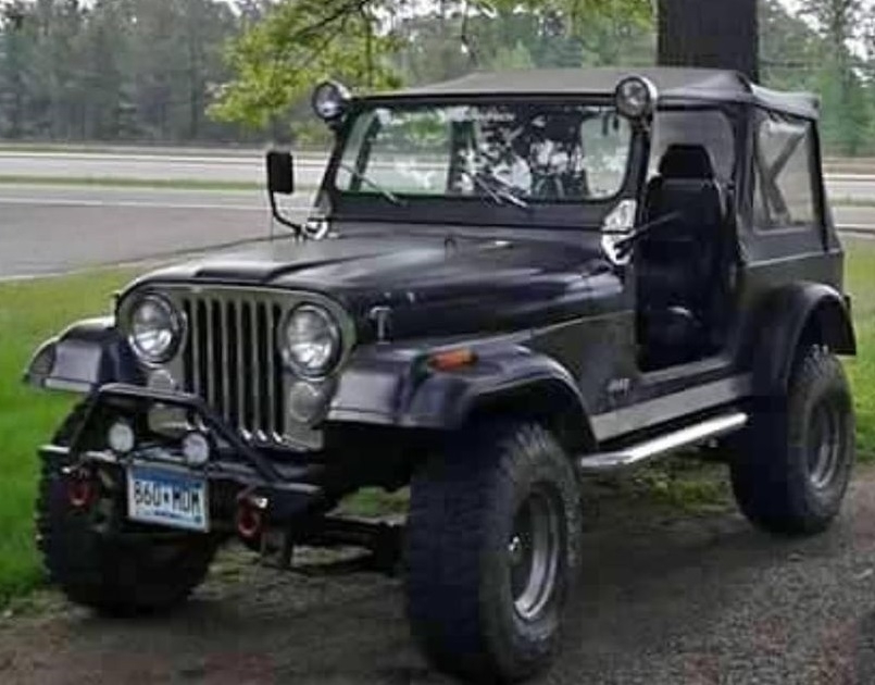 Jeep CJ7 | Put the repaired radiator back in the 84 today, filled it ...