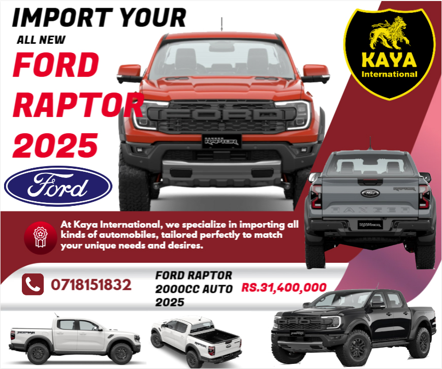 Kaya - ALL NEW FORD RANGER RAPTOR 2025 Two engines are 3.0L V6 Twin ...