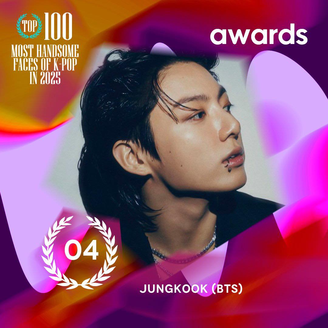 Jungkook named most handsome man alive 2026