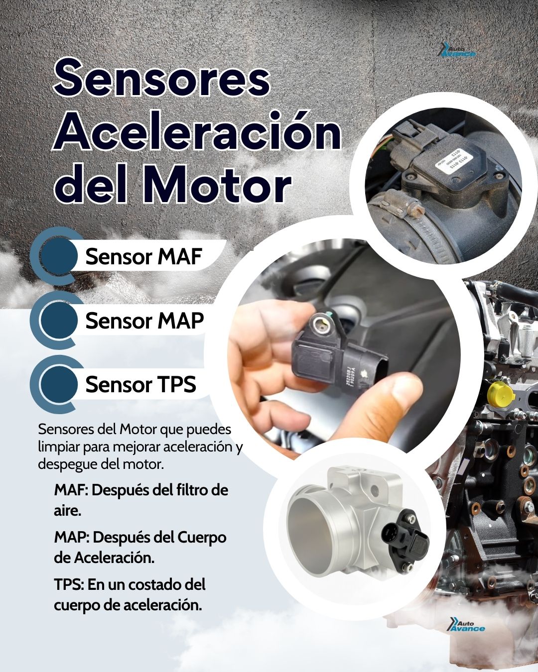 Auto - Estos son los Sensores de la Aceleración del Motor: MAF, MAP y ...