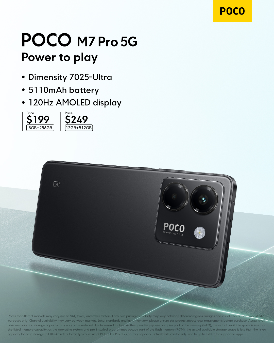 POCO - 🖤 New color alert! Introducing #POCOM7Pro5G's classic black plus ...