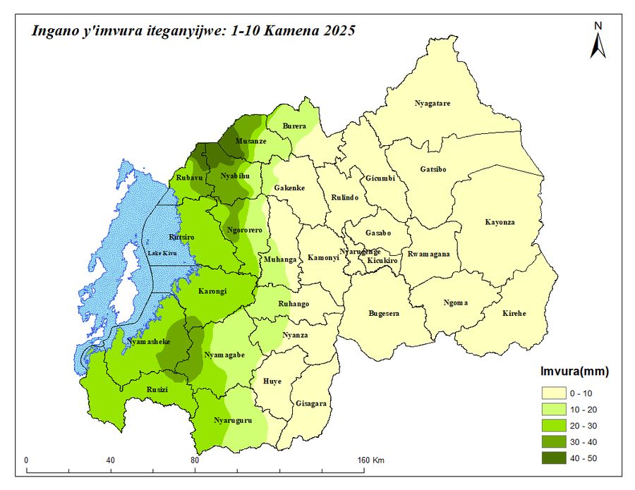 Meteo Rwanda - Iteganyagihe 🗓️1-10 Kamena 2025 🌧️Mu Rwanda... | Facebook