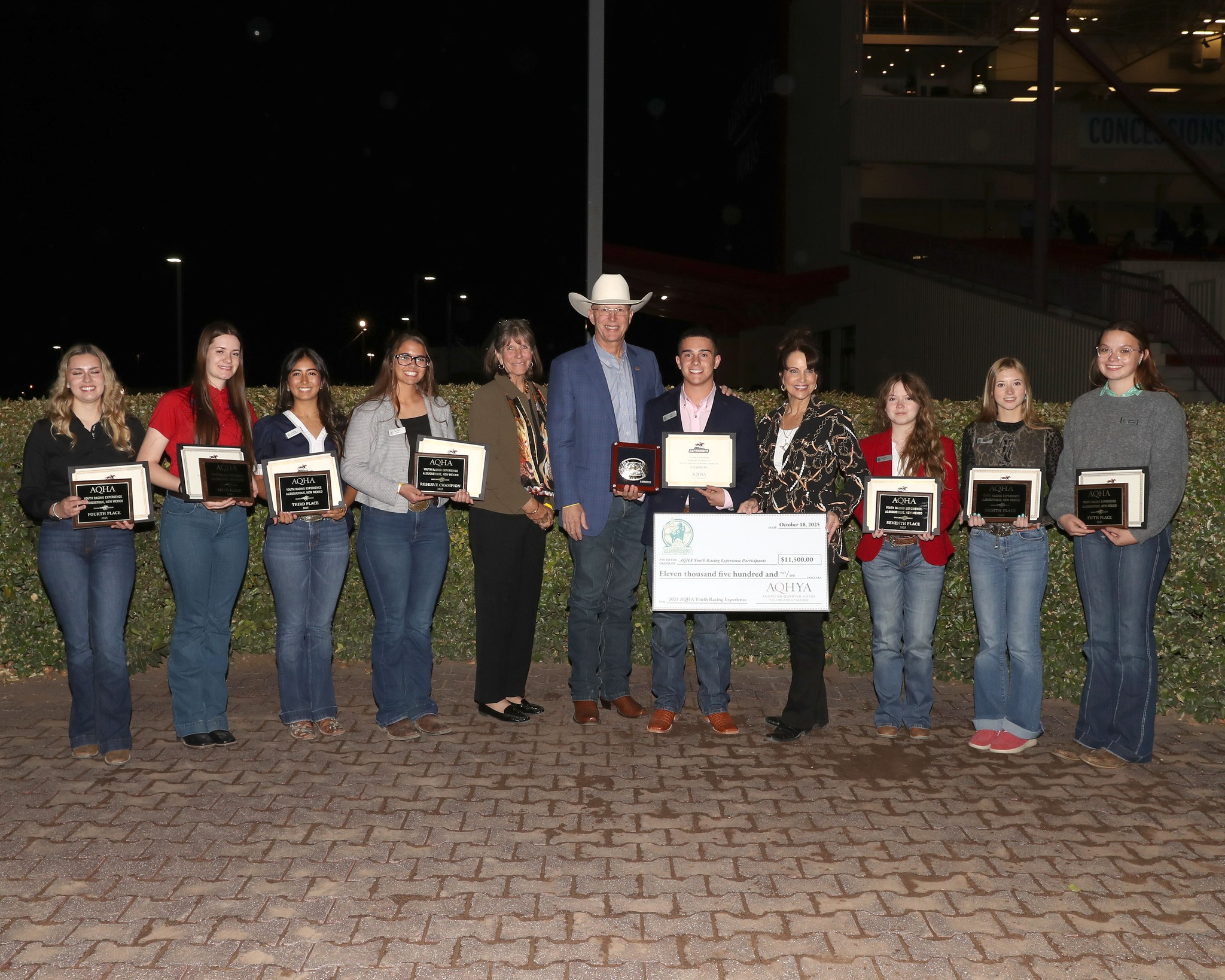American - Eight AQHYA members. $11,500 in scholarships. One ...