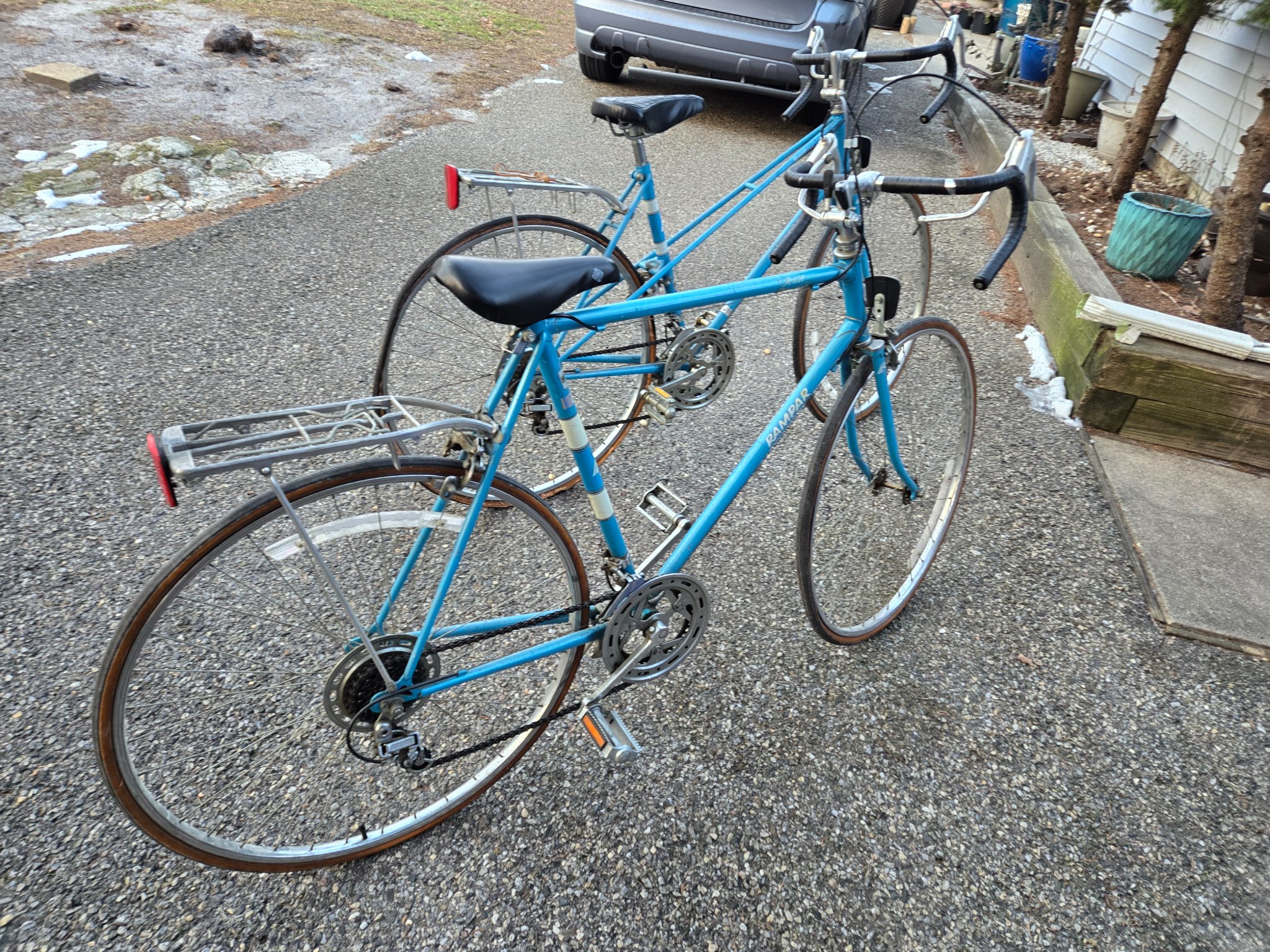 2 Vintage Raleigh Rampar 10 Speed Bicycles, Male and Female - Bicycles ...