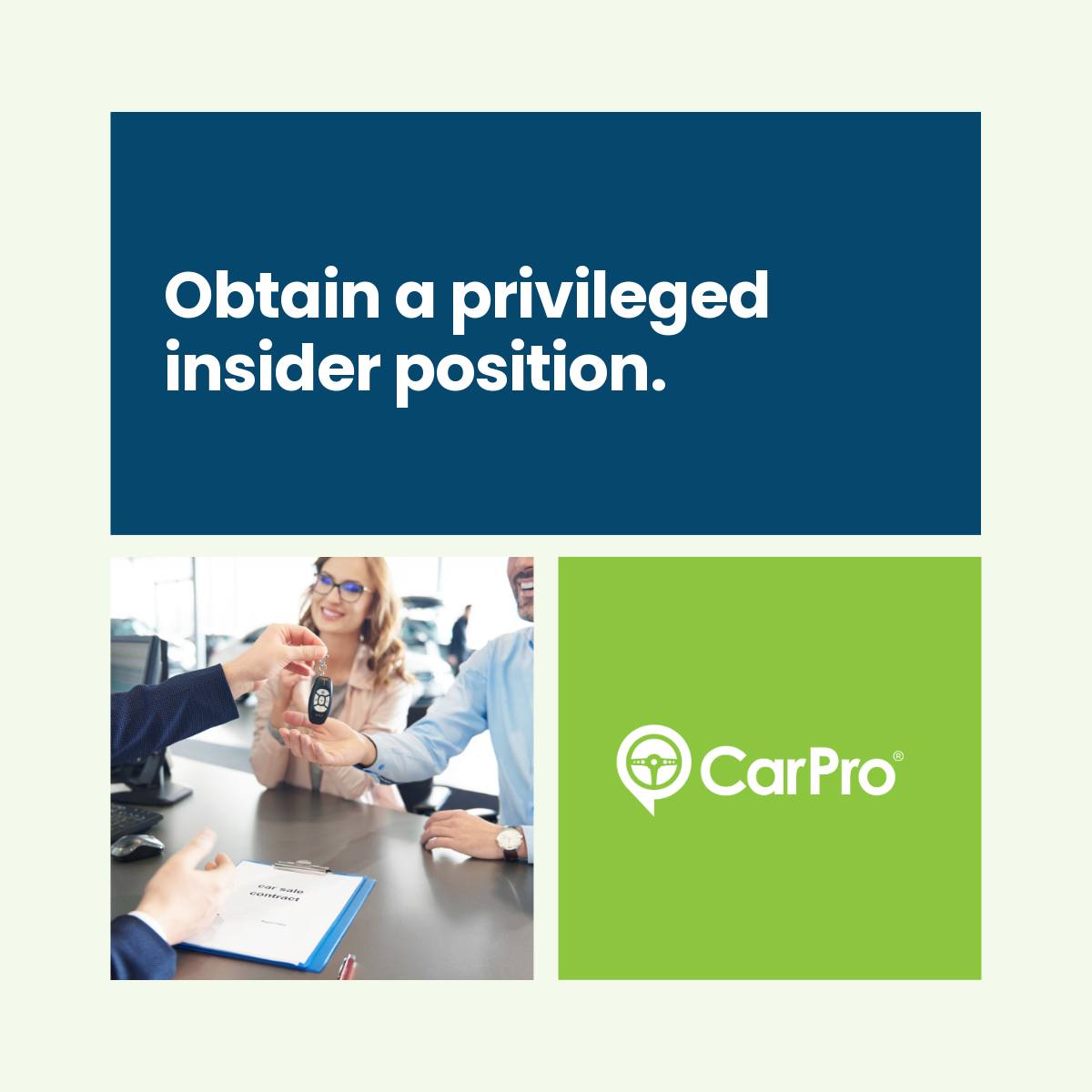 CarPro - Obtain a privileged insider position. CarPro's... | Facebook