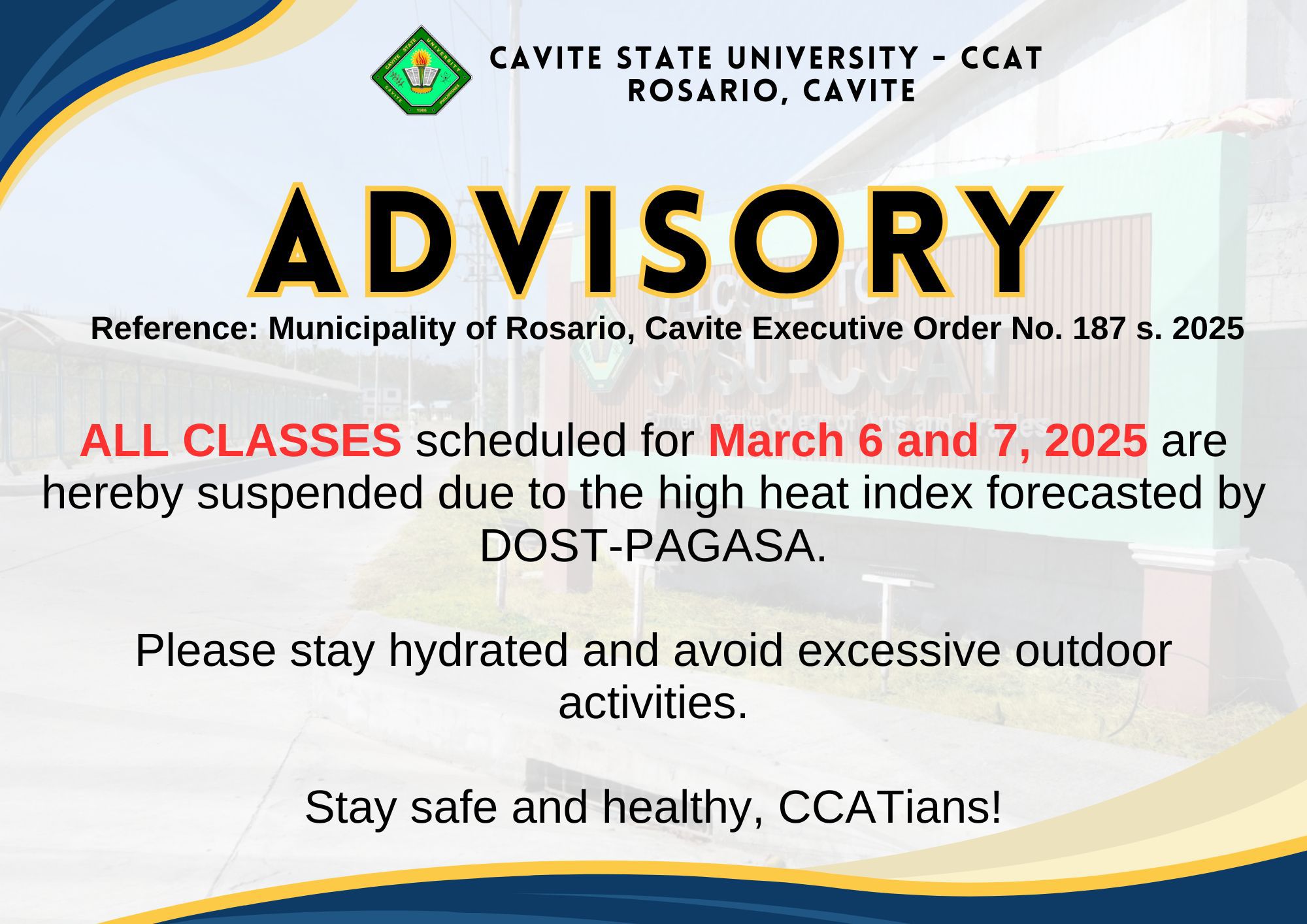 ⚠️... - Cavite State University - CCAT Campus Library | Facebook