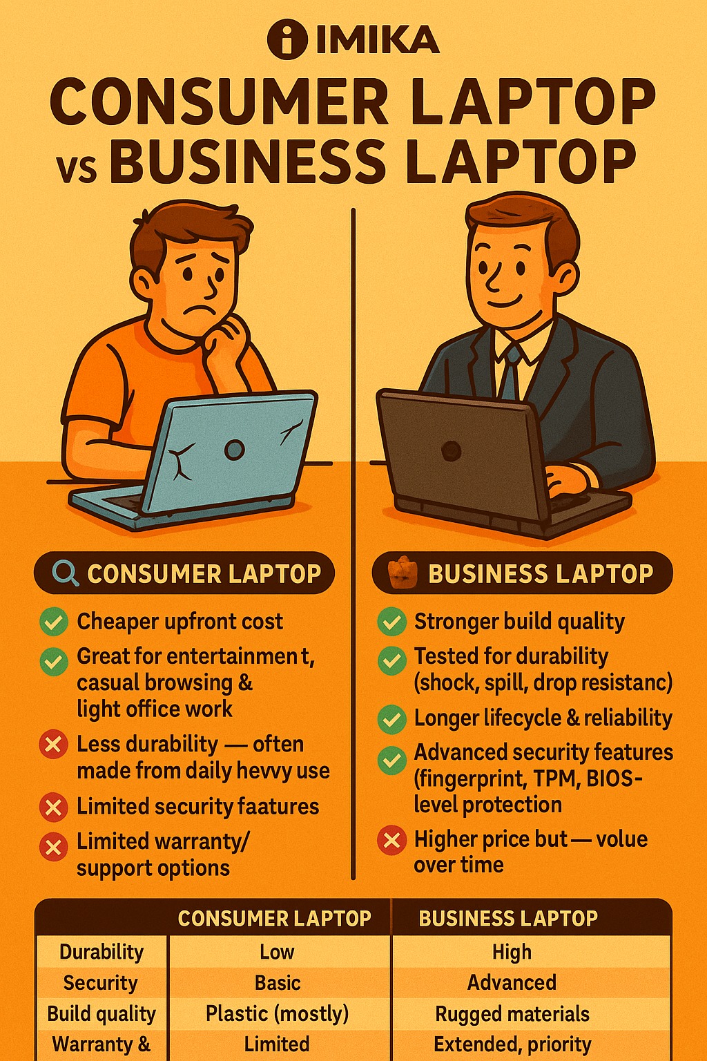 IMIKA - 💻 Perbezaan Consumer Laptop vs Business Laptop 💼 Consumer ...