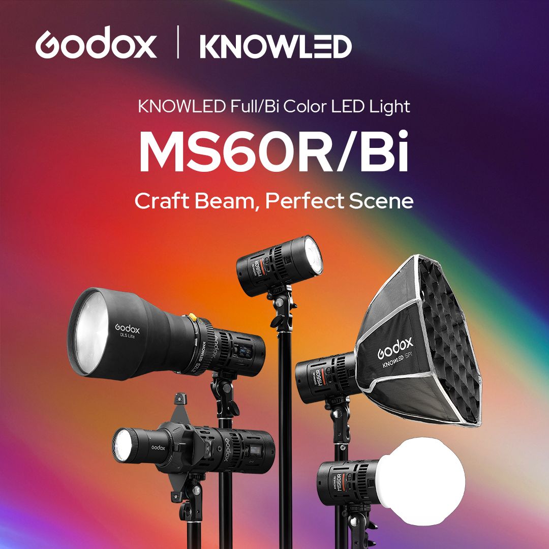 Introducing the Godox MS60R/Bi Take full control of your lighting 