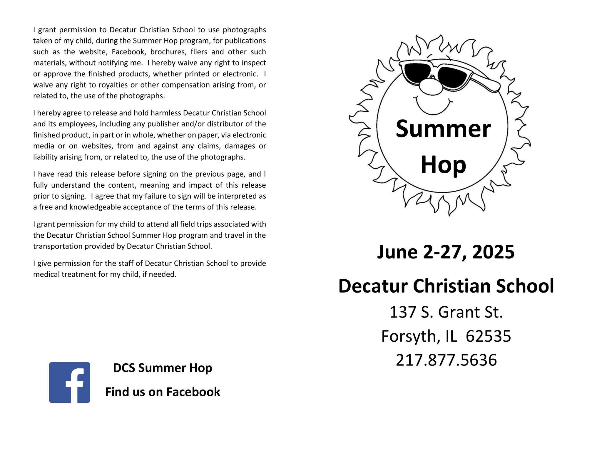 DCS Summer Hop - **🌞 SUMMER HOP 2025 – REGISTRATION IS... | Facebook