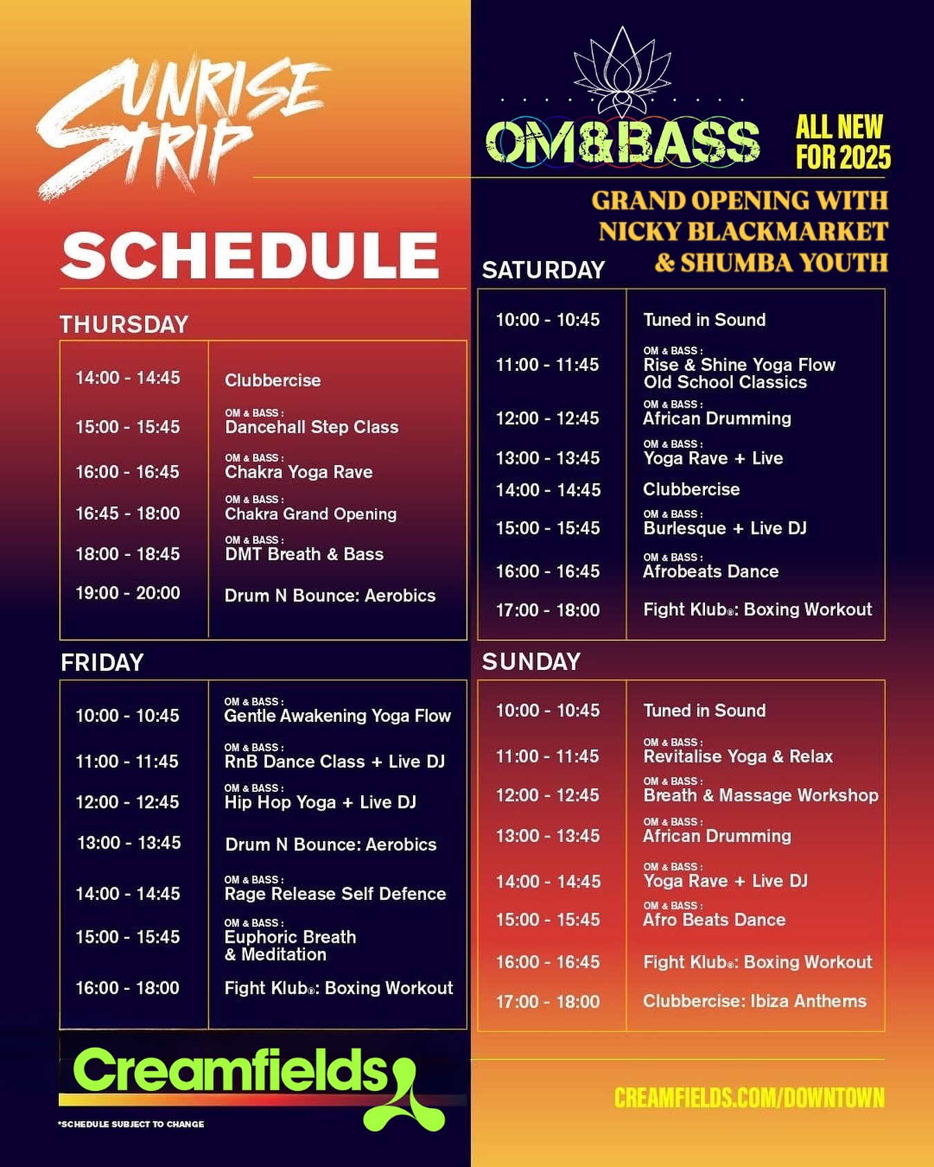 Om - Om & Bass Wellbeing Dome is coming to Creamfields #ZenAF 💥Sh*t ...