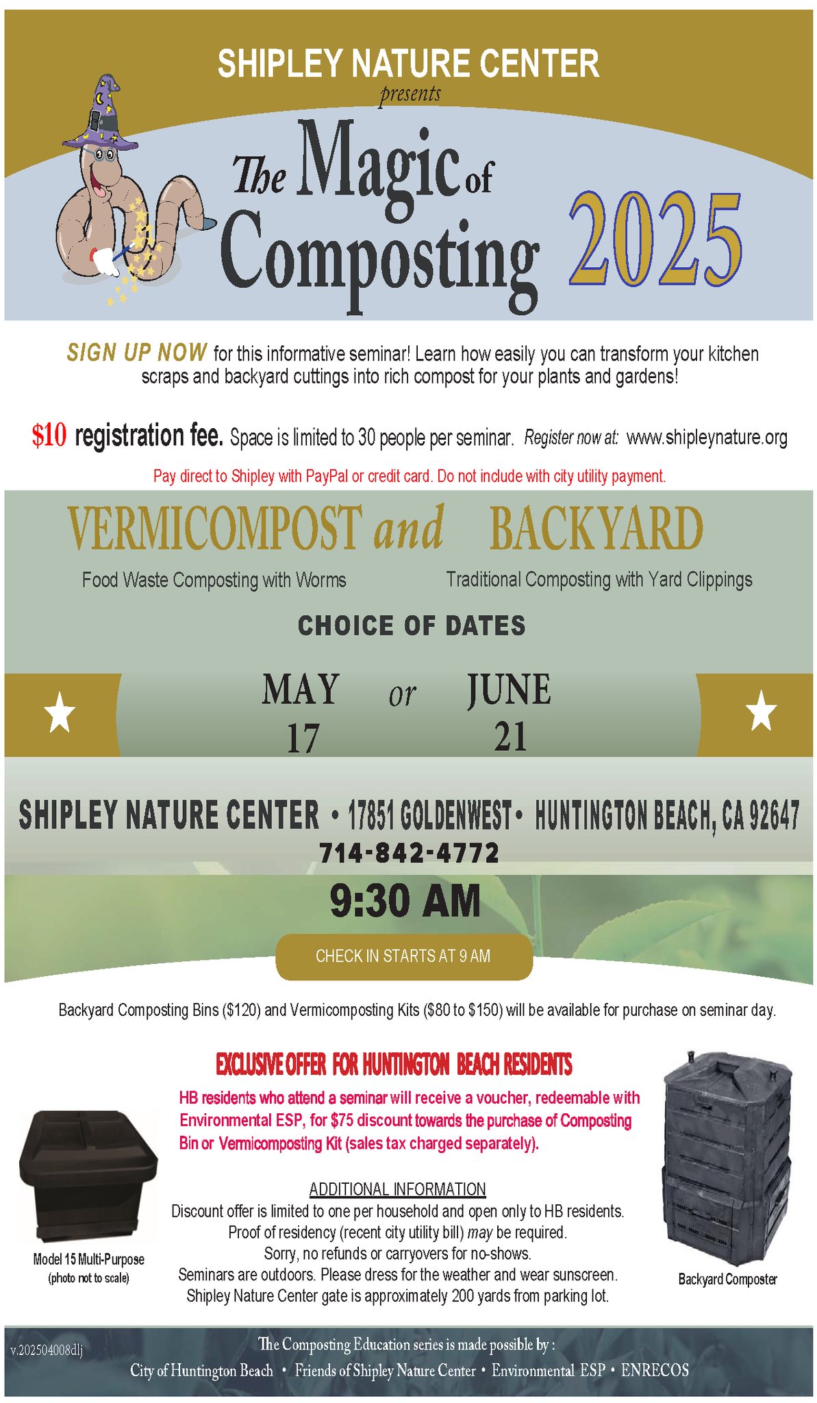 City - Learn backyard composting and vermicomposting (with worms ...