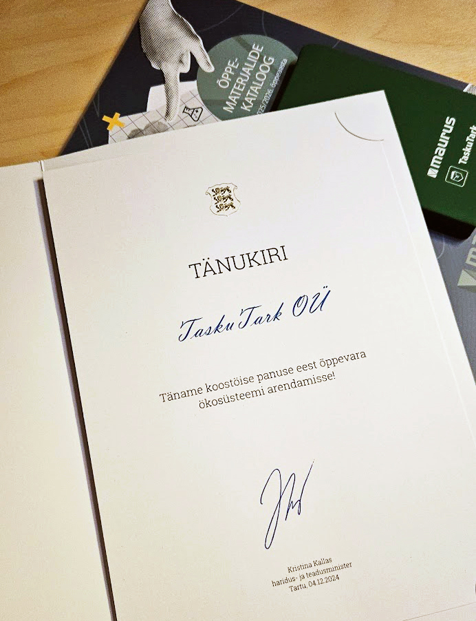 TaskuTark - Aitäh, Haridus- ja Teadusministeerium! On suur...