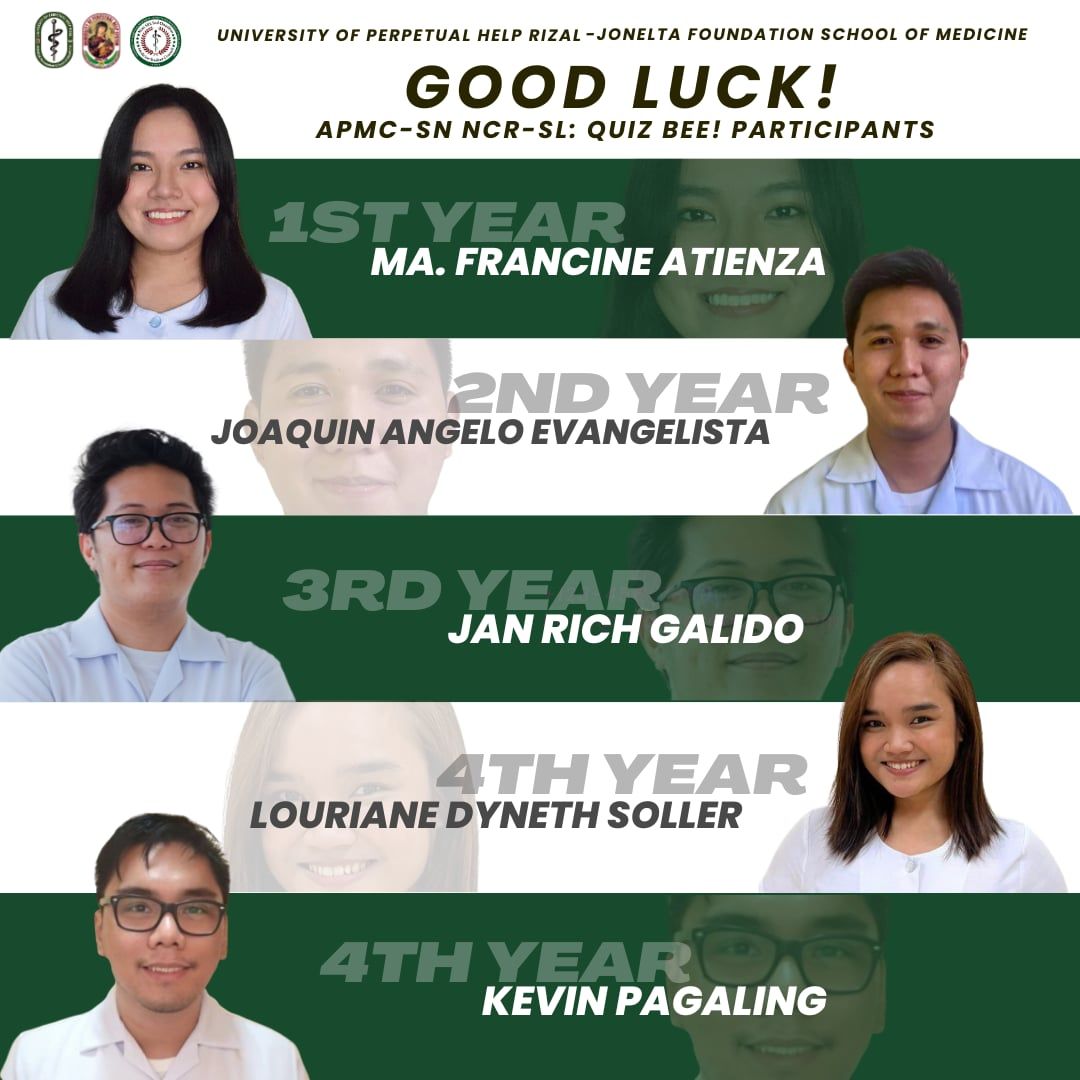 UPHR JFSM Student Council - Good luck to our exceptional medical ...